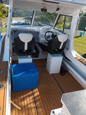 21ft 6.25m New Design Cabin Aluminum Fishing Boat with Outboard Motor for Sale