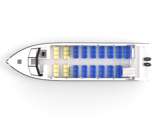 17m 140 Persons Coastal Sea River Ferry Catamaran Passenger Boat for Sale