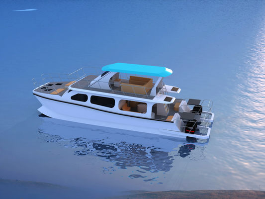 15m Aluminum Catamaran 30 50 Seater Passenger Tourist Ferry Boat Water Taxi for Sale