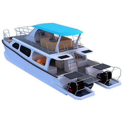 15m Aluminum Catamaran 30 50 Seater Passenger Tourist Ferry Boat Water Taxi for Sale