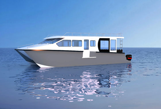 Allsealion Aluminium Twin Hull Boat Catamaran Passenger Boat for Sale