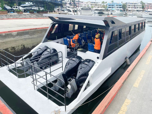 All Welded Aluminium Catamaran Passenger Boat  with 30 Passengers