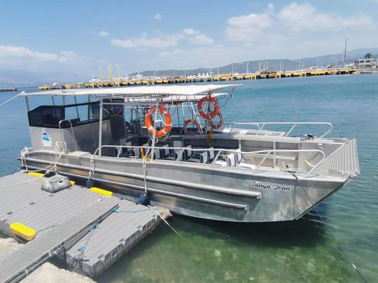ALLSEALION 12m Aluminum Alloy Landing Craft Ferry Barge Boat for Sale