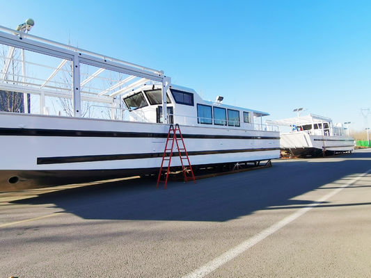 Allsealion 18m Hot Aluminum Offshore Flat Deck Small Car Ferry Landing Craft Barge Working Boat