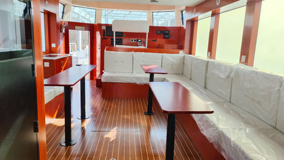 Allsealion 18m Hot Aluminum Offshore Flat Deck Small Car Ferry Landing Craft Barge Working Boat