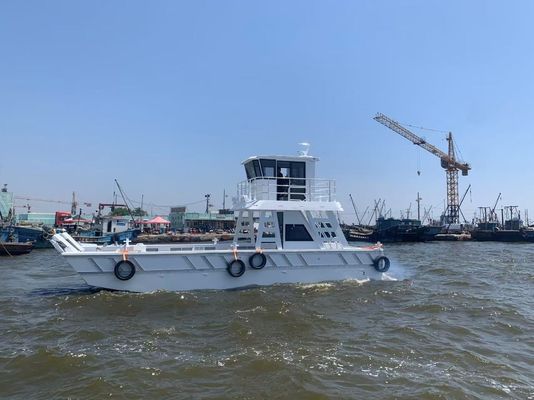 40ft 12m 10 Tons Loading Capacity Aluminum Work Diving Boat Cargo Barge Landing Craft for Sale Landing Vessel