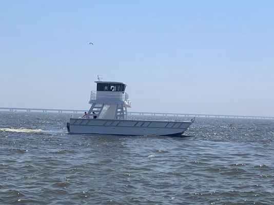 40ft 12m 10 Tons Loading Capacity Aluminum Work Diving Boat Cargo Barge Landing Craft for Sale Landing Vessel