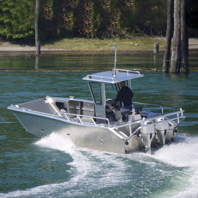 Factory Mass Production  Aluminum Fishing Boat 24m  Aluminum Fishing Boat 8M  Aluminum Hardtop Fishing Boat