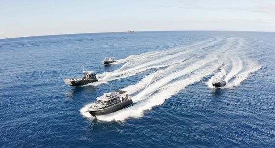 Factory Mass Production 11M Aluminum Fishing Boat Allsealion Diving Boat Aluminum Luxury Yacht Boat